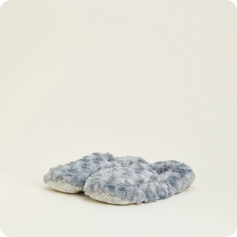 Curly Gray Slippers*