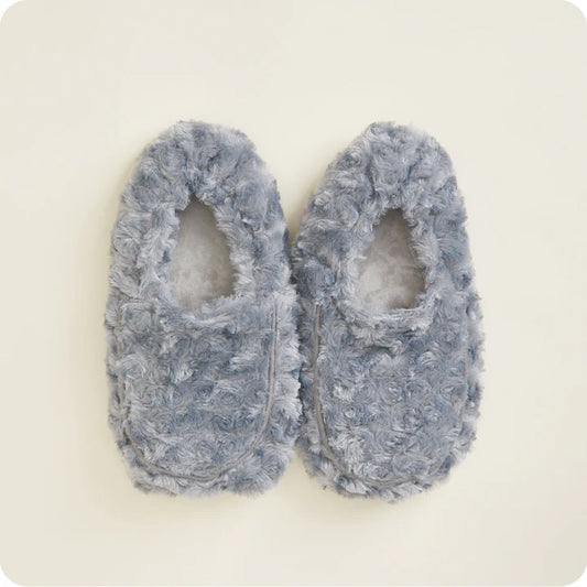 Curly Gray Slippers*