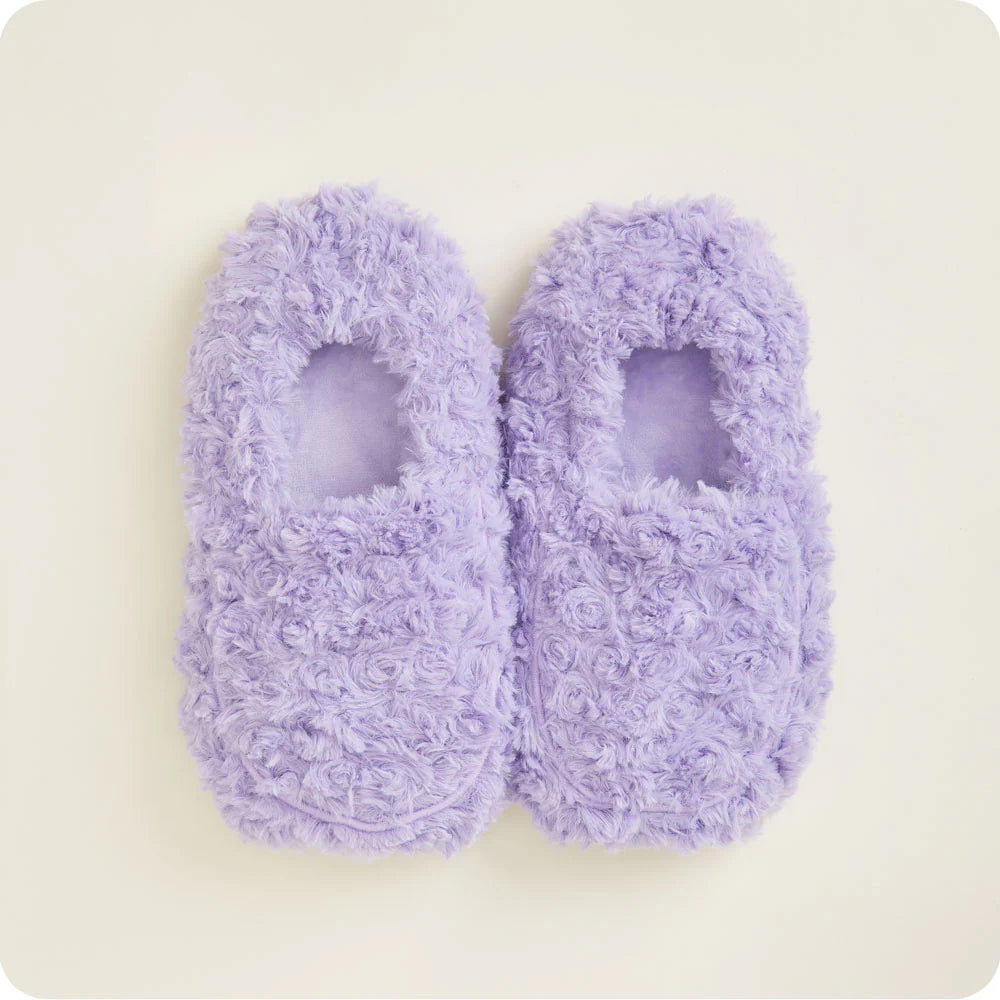 Curly Purple Slippers*