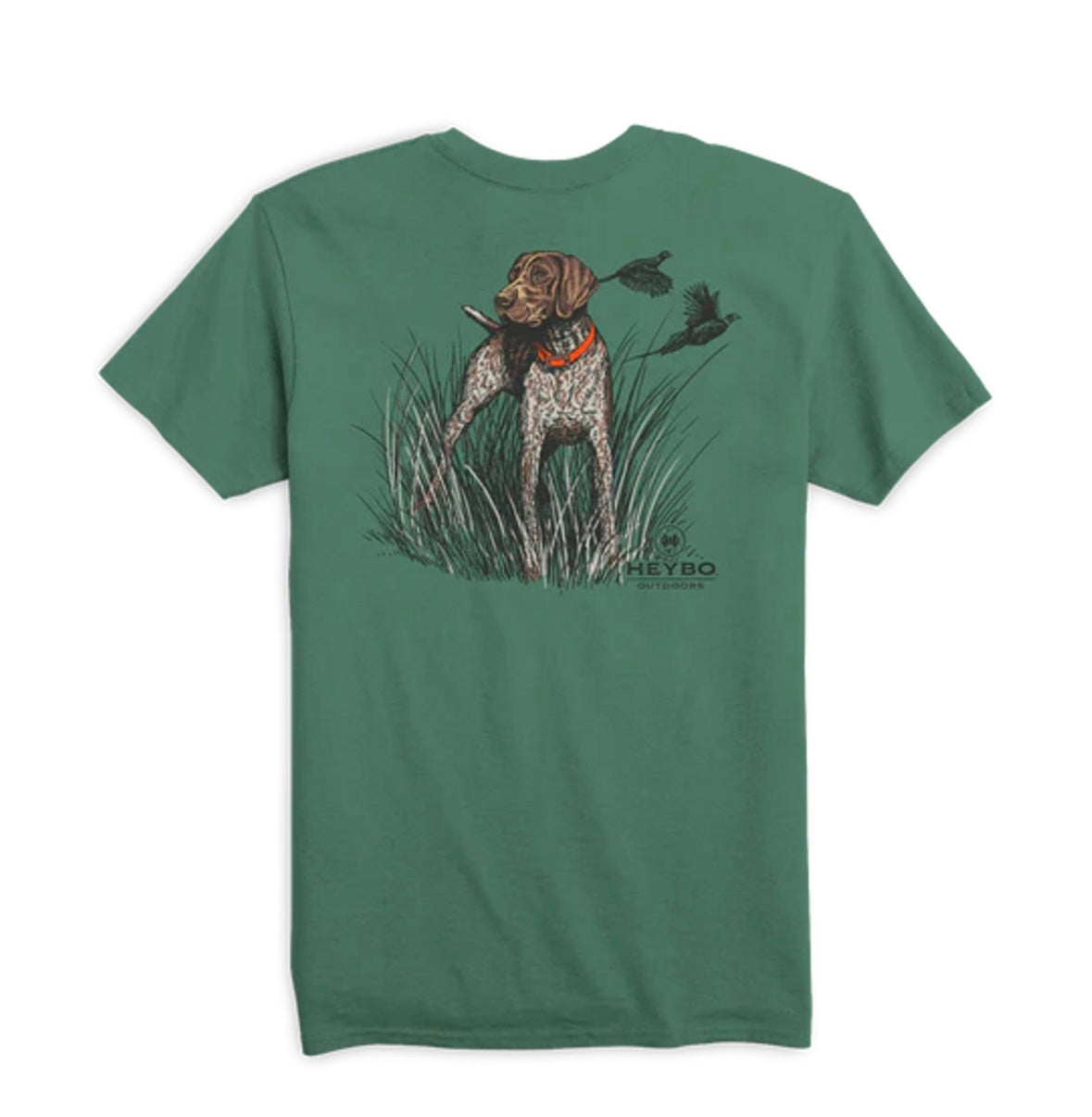 HEYBO Pointer in Field Tshirt / Frosty Spruce
