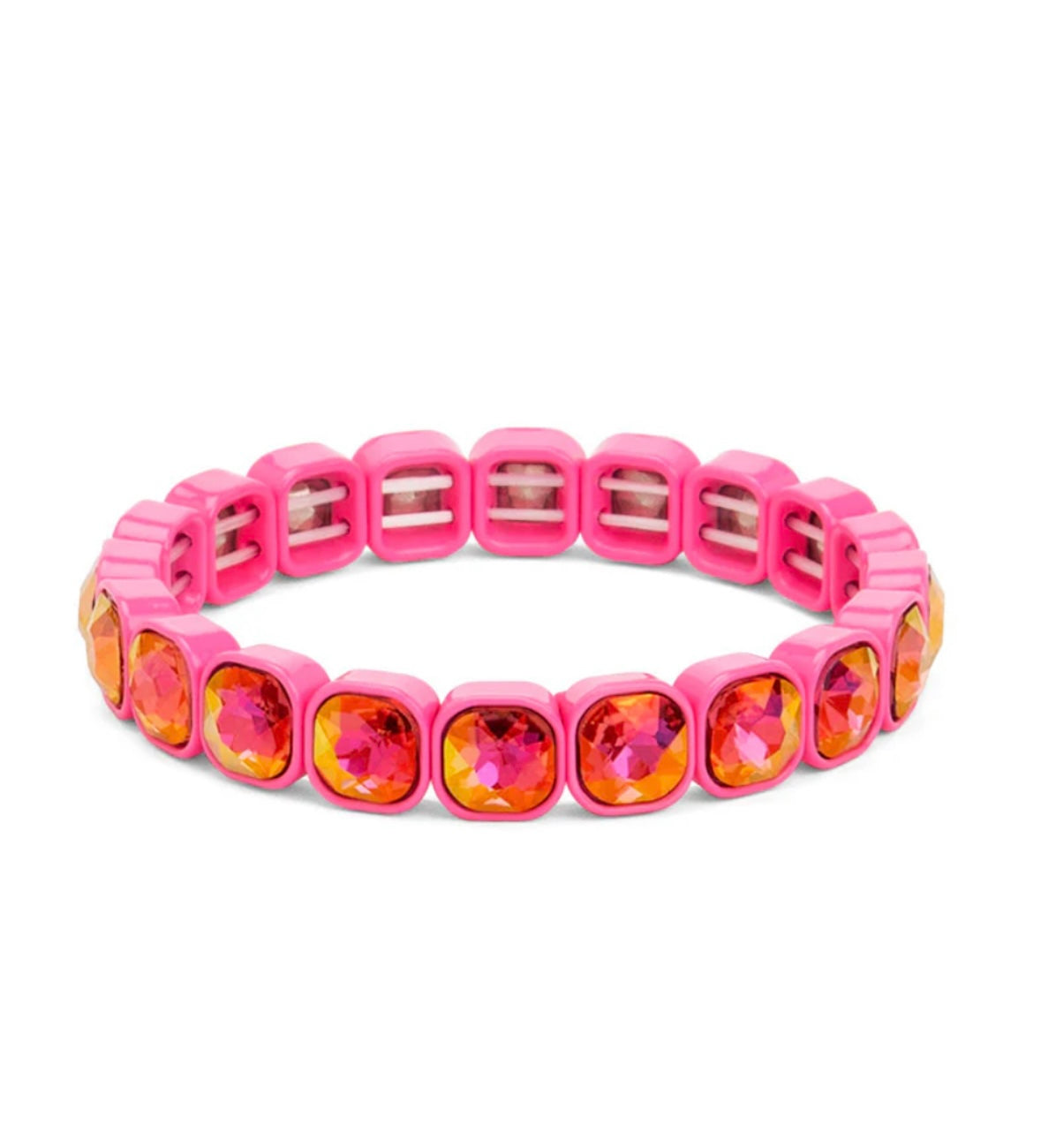 Square Crystal Stretch Bracelet