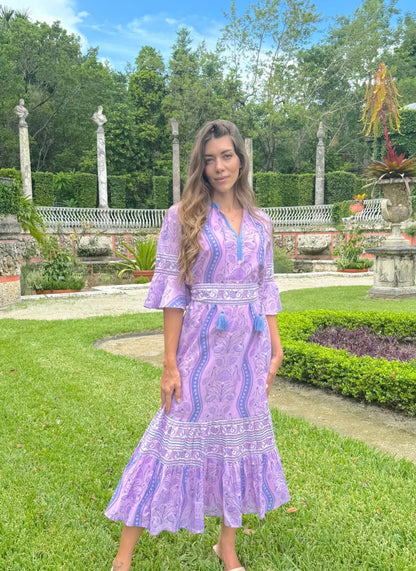 Ascot Maxi | Lilac Poppy Deco