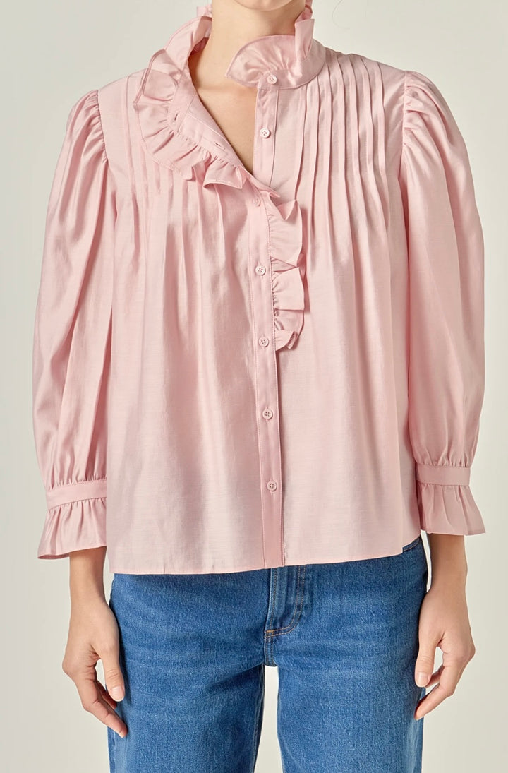 Ruffle Detail Blouse