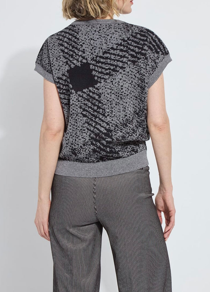 Germaine Pullover Sweater / Lurex Diagonal