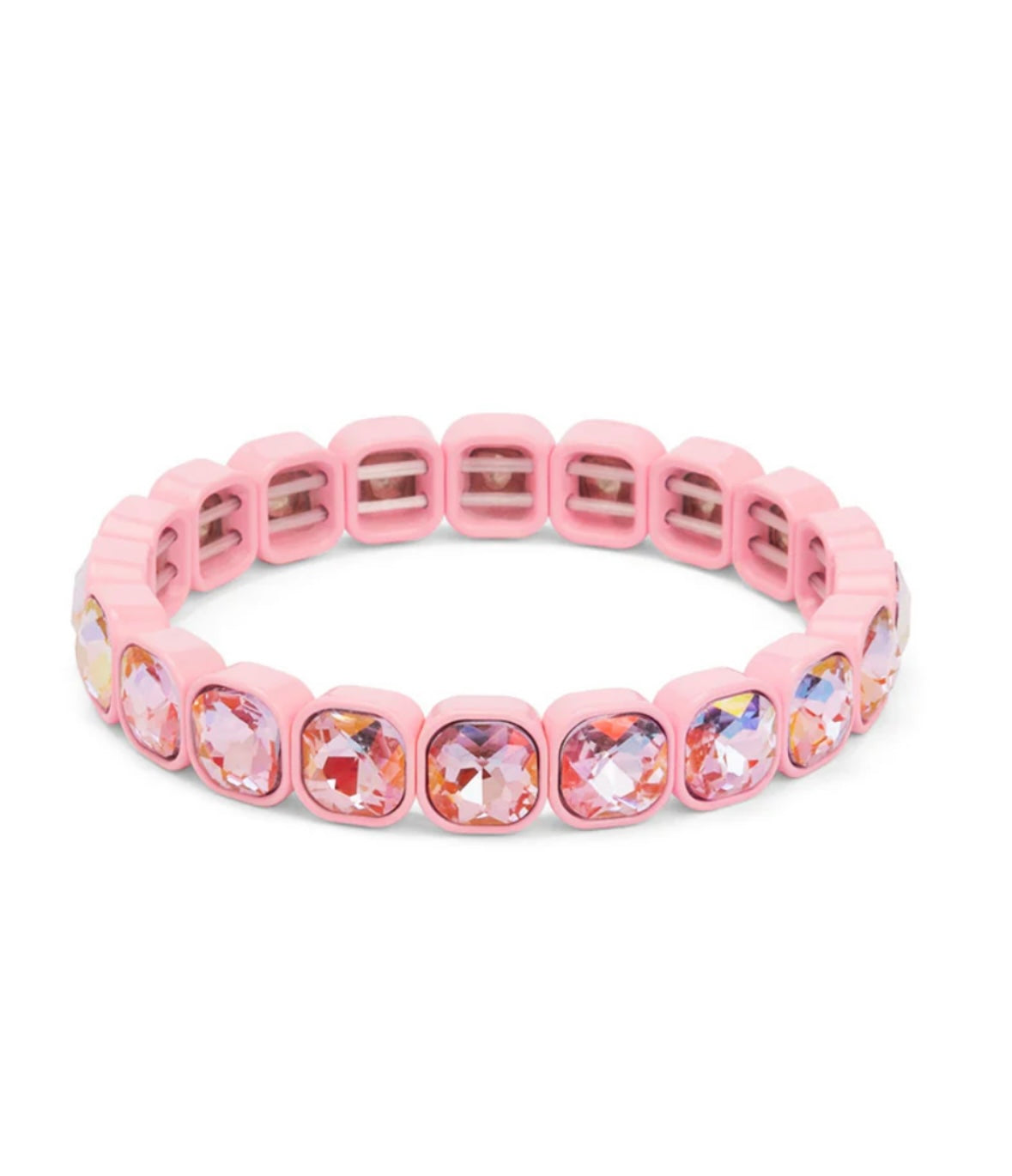 Square Crystal Stretch Bracelet