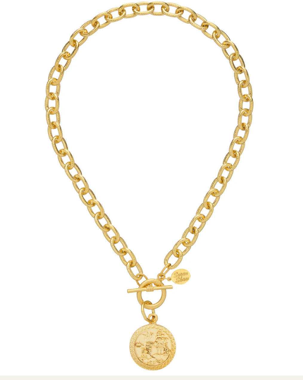 Blue Willow Toggle Necklace*