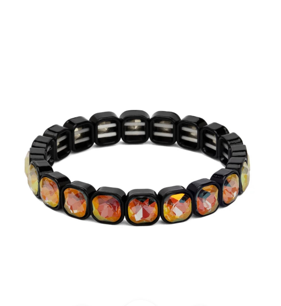Square Crystal Stretch Bracelet