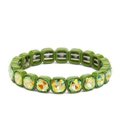 Square Crystal Stretch Bracelet