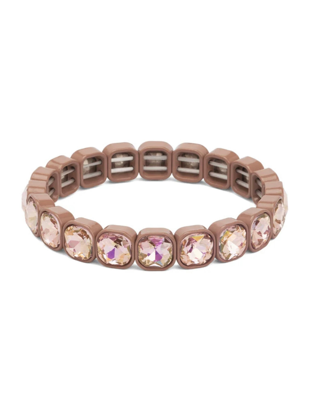 Square Crystal Stretch Bracelet