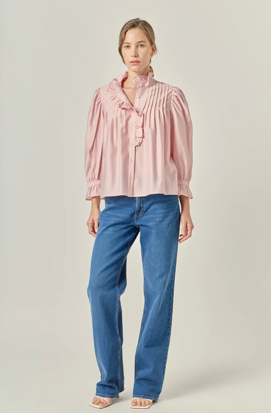 Ruffle Detail Blouse