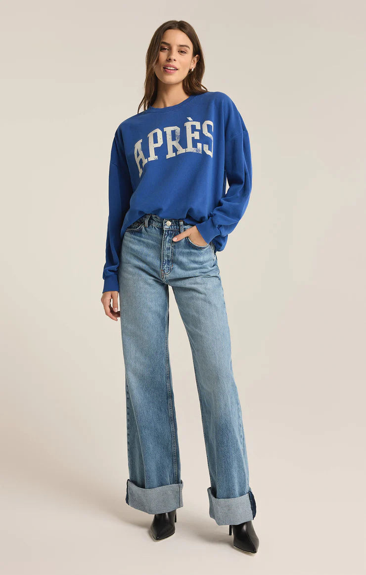 Apres Sunday Sweatshirt Palace Blue *