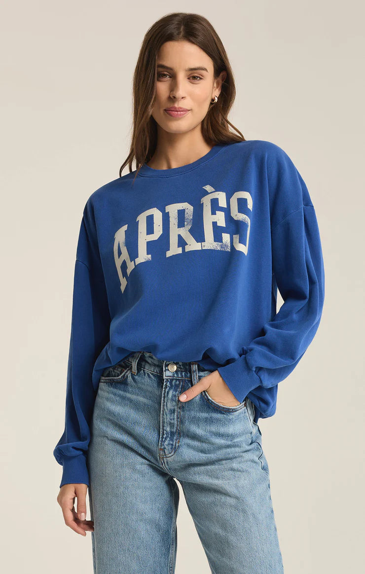 Apres Sunday Sweatshirt Palace Blue *