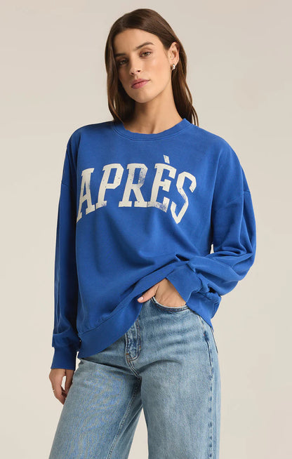 Apres Sunday Sweatshirt Palace Blue *