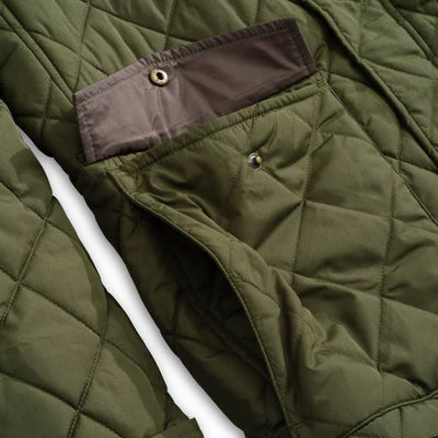 Evans Quilted Jacket - Olive *