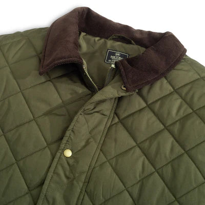 Evans Quilted Jacket - Olive *