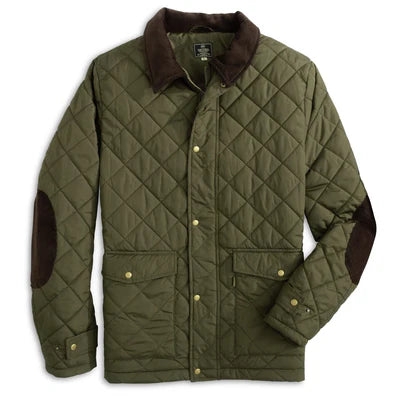 Evans Quilted Jacket - Olive *