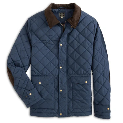 Evans Quilted Jacket Navy *