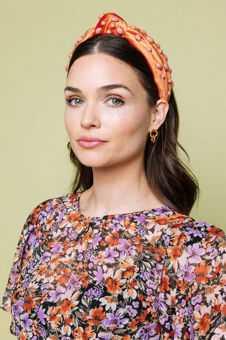 Monochromatic Knot Topaz Headband