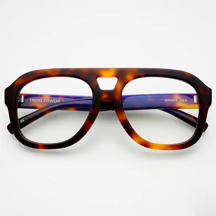 Voyager Blue Light Glasses Dark Tortoise 