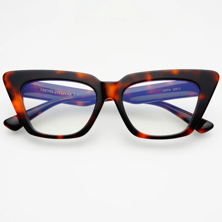 Vista Blue Light Glasses Brown Tortoise 