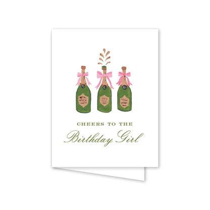 Champagne Birthday Card
