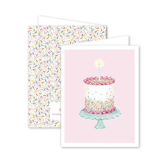 Funfetti Pink Cake Card