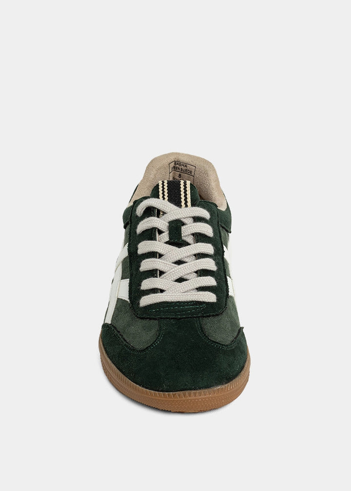 Sasha | Green Suede