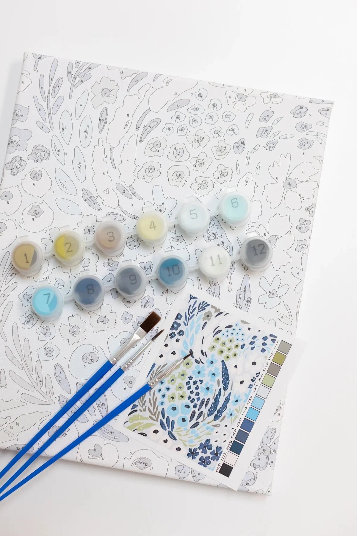 Paint by numbers Waterfall Floral