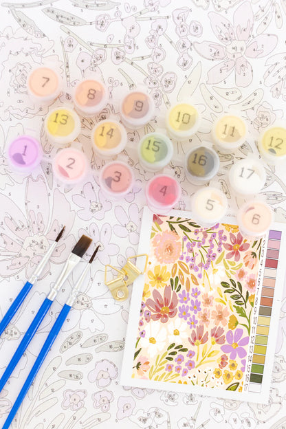 Paint by numbers kit Primrose Petals