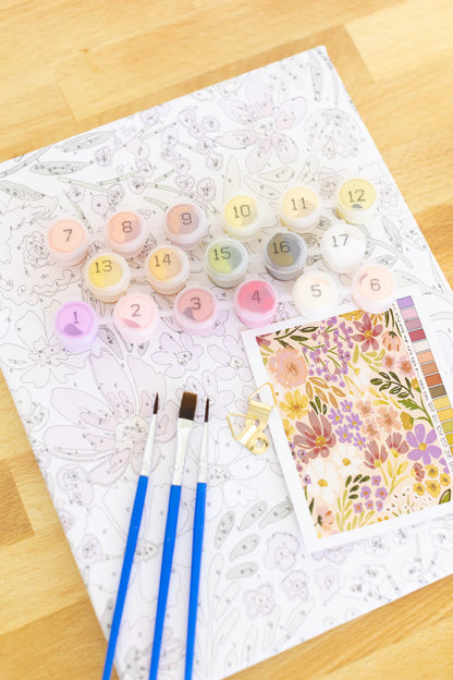 Paint by numbers kit Primrose Petals