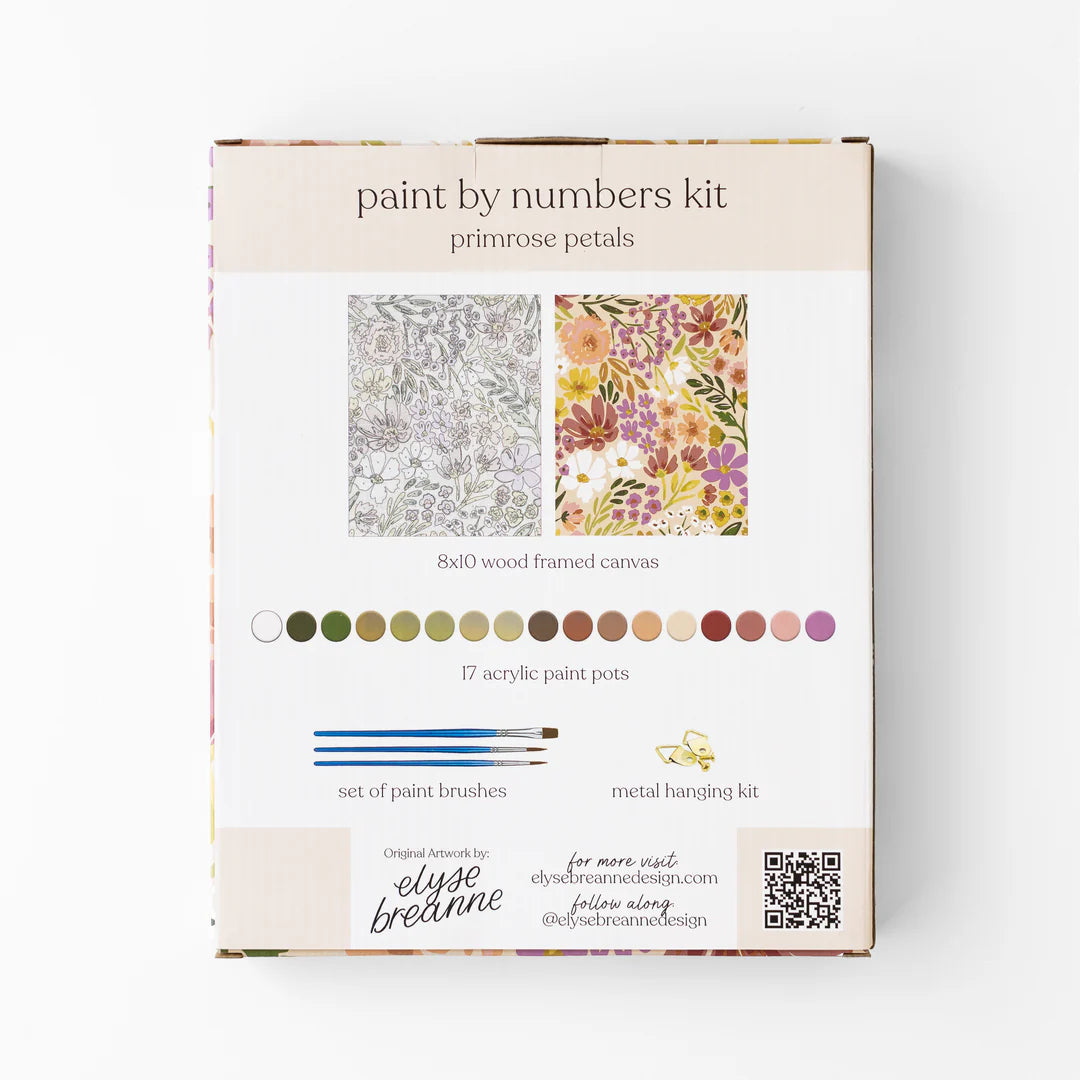 Paint by numbers kit Primrose Petals