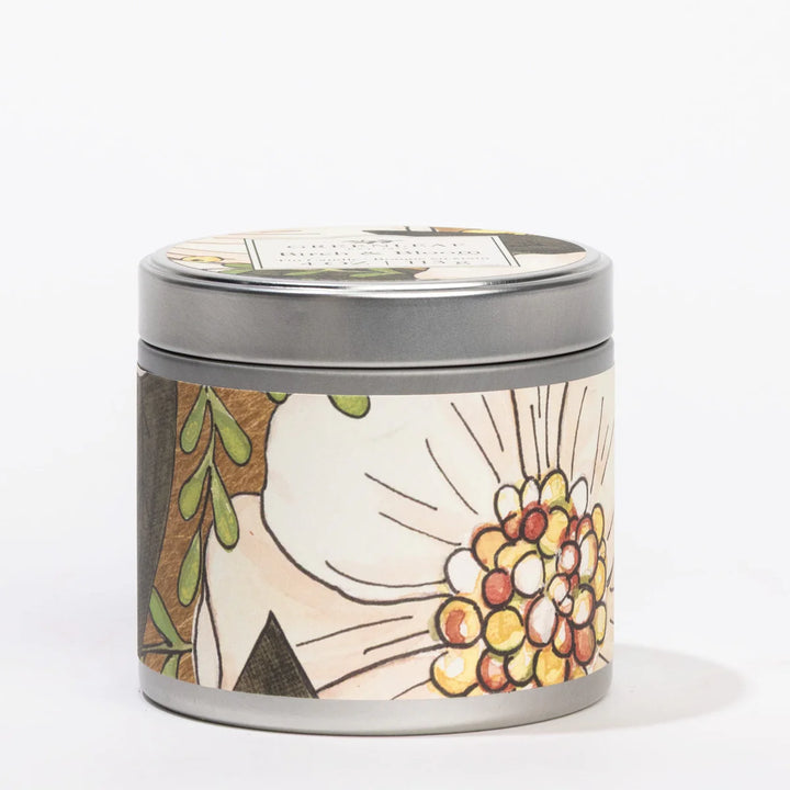 Birch &amp; Bloom Tin Candle