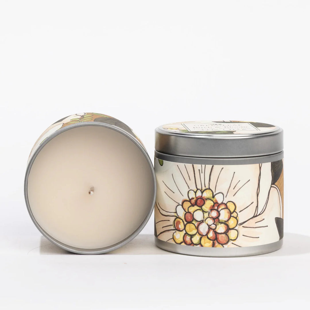 Birch &amp; Bloom Tin Candle