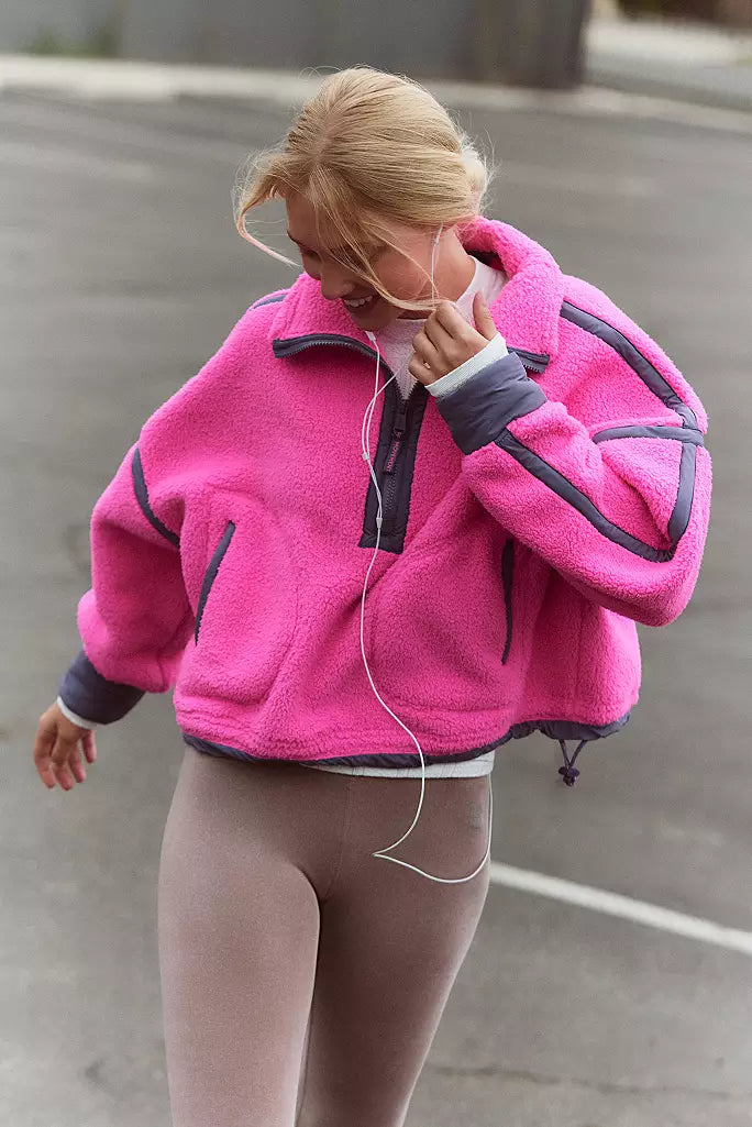 Mountain High 1/2 Zip / Fushia Flirt