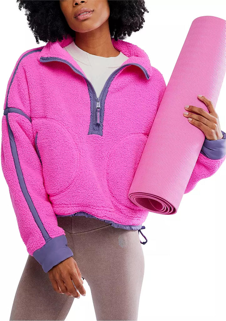 Mountain High 1/2 Zip / Fushia Flirt