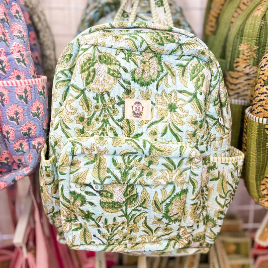 Georgia Vine Quilted Backpack