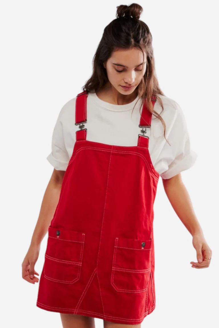 Overall Smock Mini / Heart Eyes