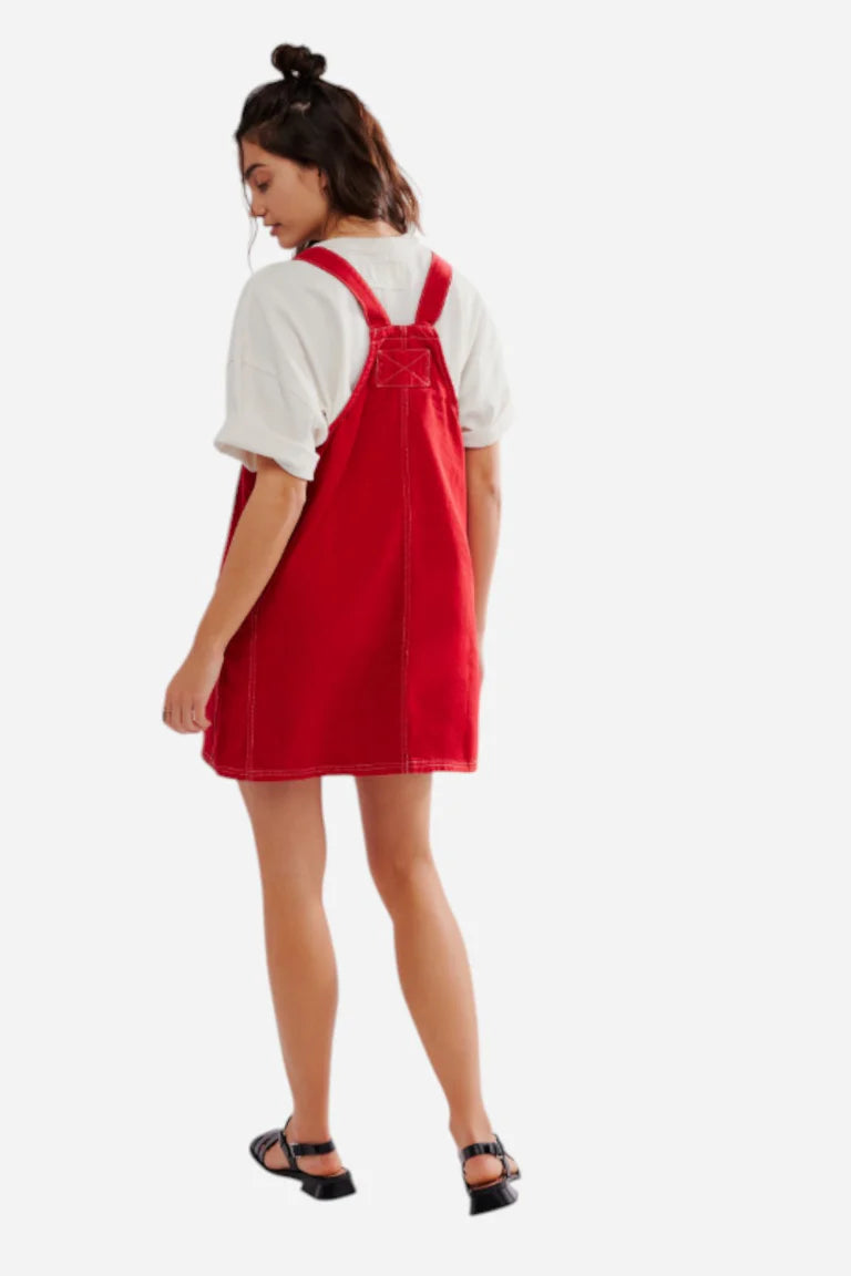 Overall Smock Mini / Heart Eyes