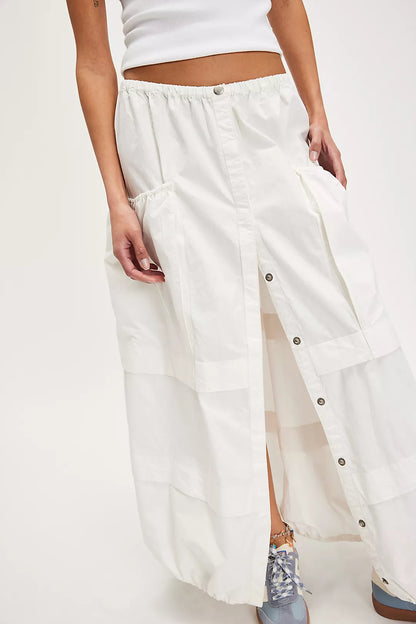 Eloise Maxi Skirt / Clean Ivory