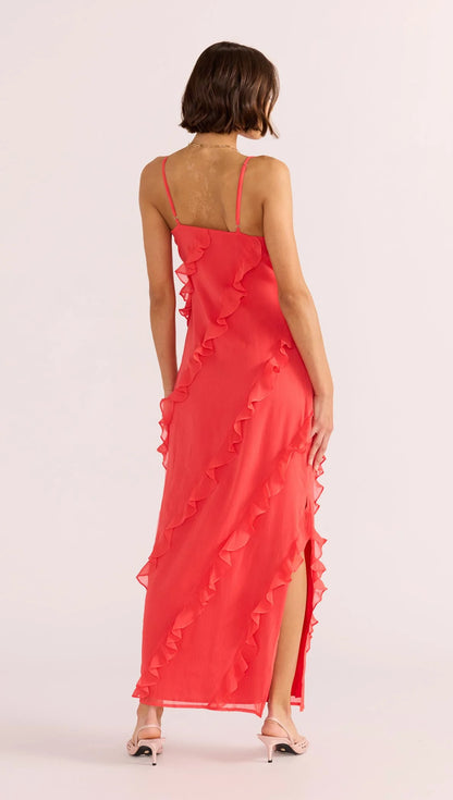 Venus Ruffle Maxi Dress