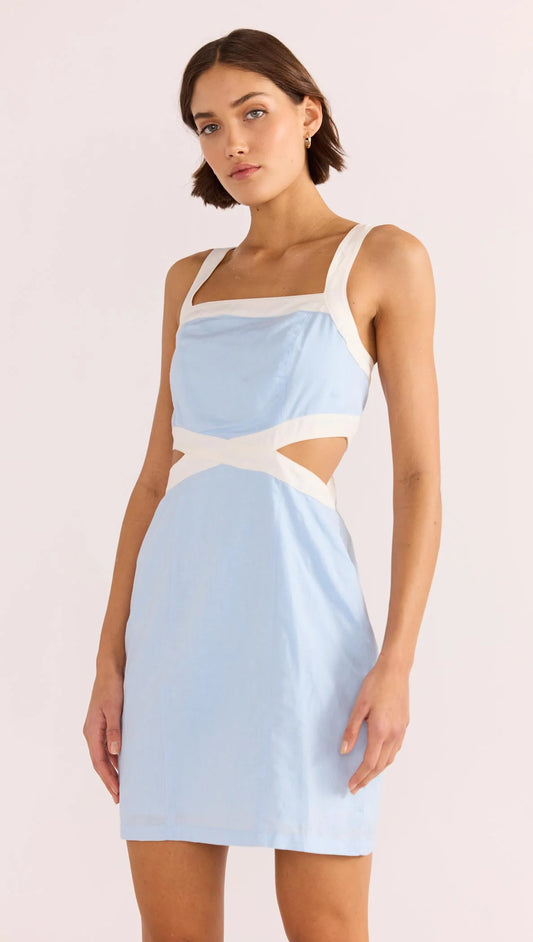 Pandora Contrast Mini Dress