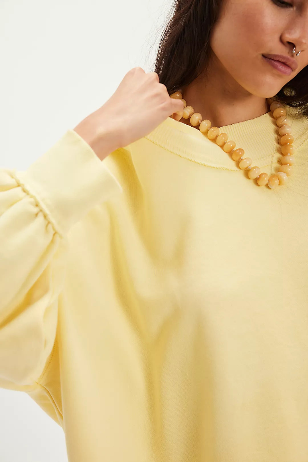 We The Free Palm Springs Pullover / Banana Cream