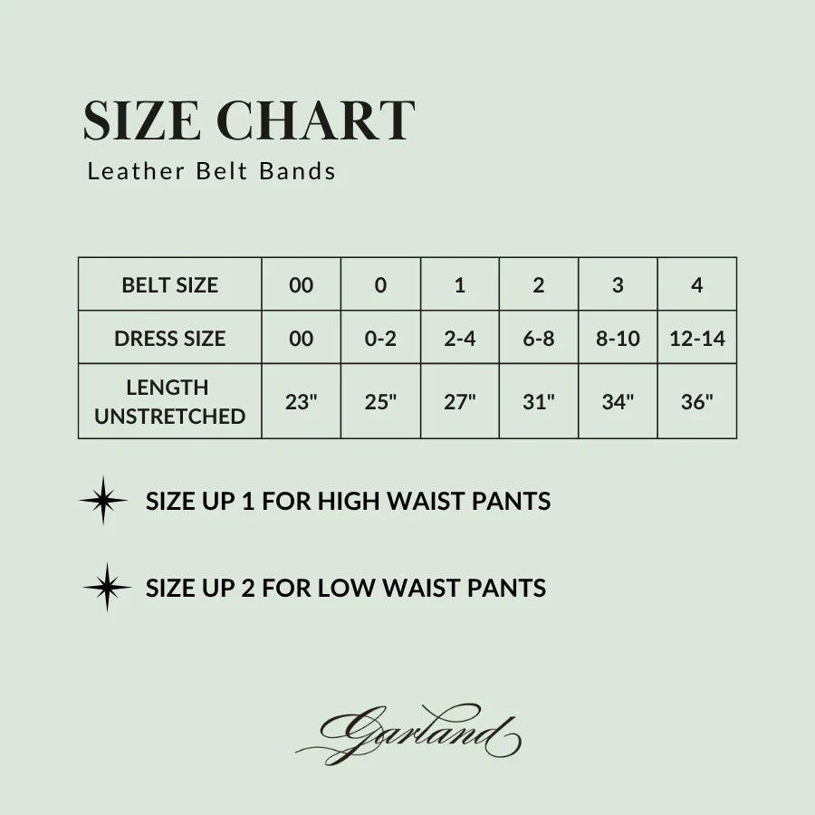 Tan Leather Belt Band