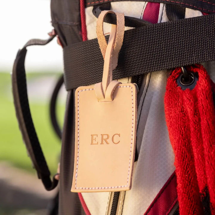 Jon Hart Bag Tag | Natural Leather