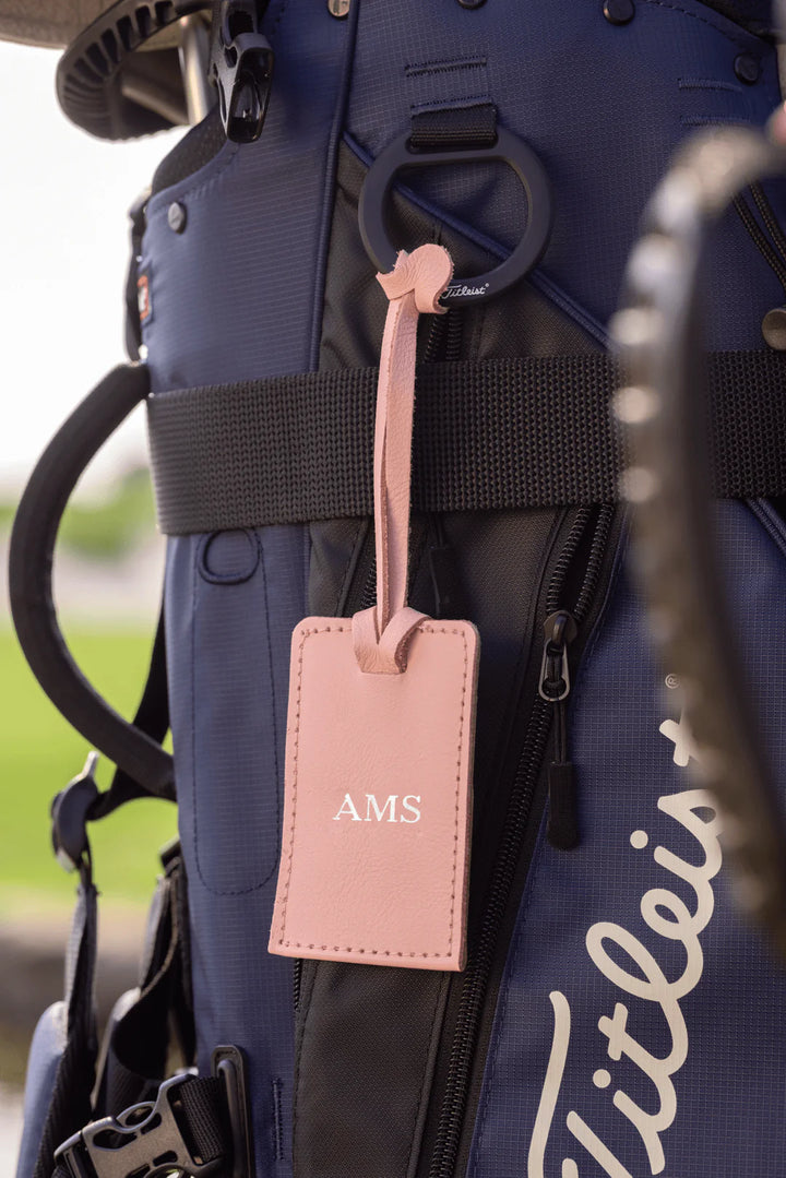 Jon Hart Bag Tag | Blush Leather