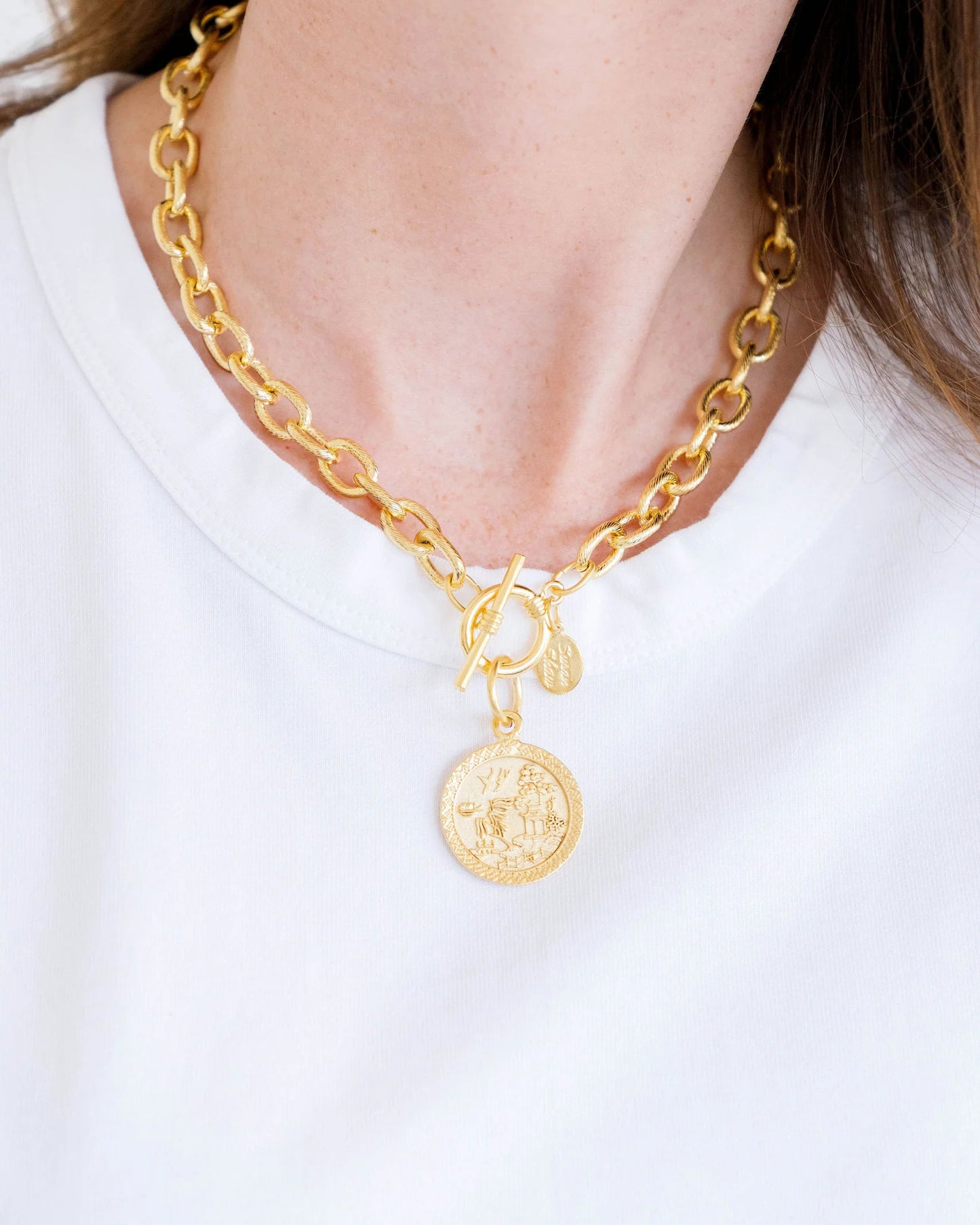 Blue Willow Toggle Necklace*