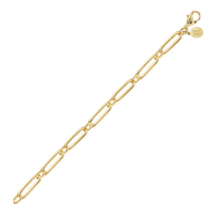 Mixed Link Paperclip Bracelet*