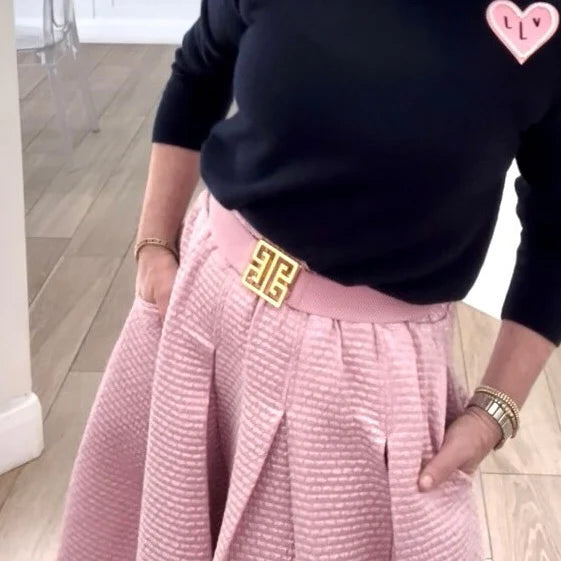 Stretch Belt Band Light Pink