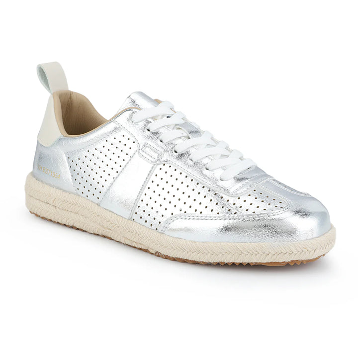 Washed Silver Sneaker