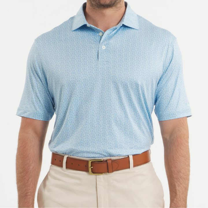 Flyline Performance Polo - Oysters & Lemon